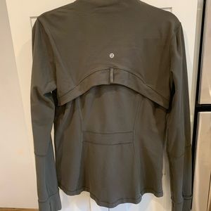 Lululemon Olive Green Define Full Zip Jacket Womens Size 12